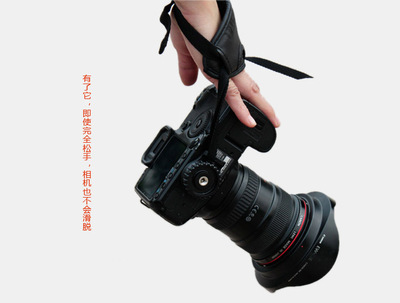 佳能索尼宾得单反数码摄影配件 牛皮手腕带实用评测